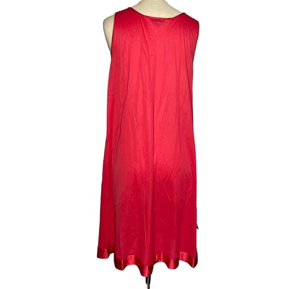 VIntage Vanity Fair Night Gown and Robe Set Red Small - Picture 5 of 12